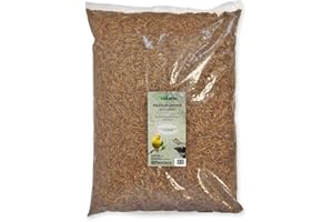 Eggersmann volaris Mehlwürmer getrocknet 5kg – Wildvogelfutter proteinreich & natürlich – Getrocknete Mehlwürmer ideal für Wildvögel, Hühner & andere Heimtiere – Vogelfutter frei von Pestiziden