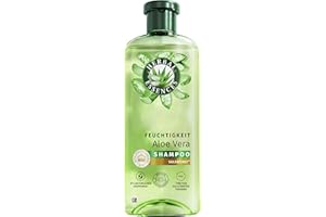 ‎HERBAL ESSENCES Herbal Essences Feuchtigkeits Shampoo mit Aloe und Jasminduft 350ml. Von sehr trockenem zu glänzenden Haar, Ohne Silikone, ohne sulfatierte Tenside, Mit Inhaltsstoffen natürlichen Ursprungs, Vegan