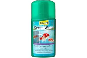 Tetra Pond CrystalWater – Clarificateur d’Eau de Bassin – Favorise une Eau Cristalline - Agglomère et facilite l’élimination des particules en suspension – 1 L