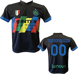 Maglietta Italia Personalizzata Bambini - Stampata Su Tessuto 100% Cotone | Con Nome E Numero