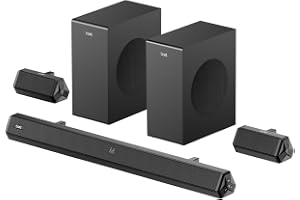 boAt Aavante Bar Prime B450 with Dual Subwoofers and Rear Speakers, 450W RMS Output, 5.2 Channel, Multi-Connectivity, EQ Modes, & BT v5.4 Soundbar with Powerful Signature Sound (Core Black)