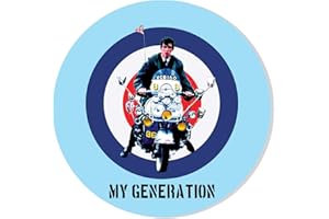 TRIBAL T-SHIRTS My Generation Mod Target DJ Slipmat Record Player Turntable Decks 12 Inch
