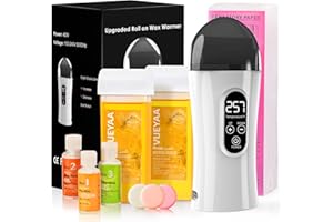 Furpaw 2024 Upgrade Digital Roll on Wax Kit, Wax Roller Kit for Hair Removal, Waxing Kit for Women, Roll on Wax Warmer Kit, At Home Wax Kit for Larger Areas of the Body, Great Gift for Women