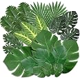 Lot De 2 Feuille De Palmier, Guirlande Tropical, Décoration Anniversaire et Fête, Deco Chambre, Jungle, Thème D'Hawaï pour Mariages