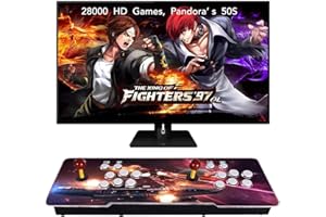 TIMITS Macchina Arcade 2025.console di gioco Pandor`a Bo`x Arcade, 29900 Giochi, Giochi Retro, 2-4 Giocatori, Compatibile con Giochi 3D per PC, proiettore e TV. Lunghezza totale cm (box)