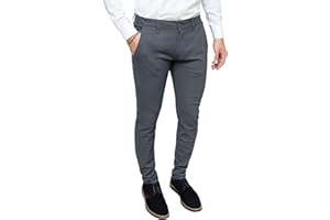 Evoga Pantalones De Hombre Slim Fit De Invierno De Alta Costura
