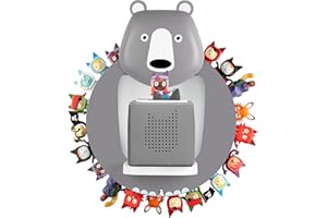 ‎XOZOYO Xozoyo für Tonie Regal Tonies Regal Toniebox Regal Hängemontage für TonieBox Tonie Regal Junge und Mädchen ü 30-48 Figuren Bärenform Regale für Kinderzimmer,Babyzimmer (grau)