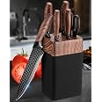 Set De 15 Couteaux Avec Bloc - Lames Allemandes Aiguisées, Pour Viande, Légumes, Etc.