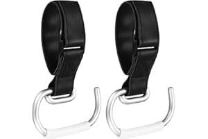 SZSIQI Crochets Poussettes, Crochet Poussette, Crochets de Poussette pour Sacs à Langer, Universel Accessoires de Poussettes, Support de Sac de Poussette pour Accrocher des Sacs à Dos Sacs à Main