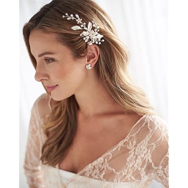 Vintage Haarklammern Mit Strass & Perlen – Elegant & Rutschfest Für Party & Alltag