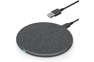 15W Induktive Ladestation Wireless Charger,Evershop Ladegerät Kabellos Ladestation Qi Induktionsladegerät Kompatibel für iPhone 15/14/13/12/11/XS/X/8/8 Plus,Samsung Galaxy S23 S21 Usw,Huawei P40 Pro