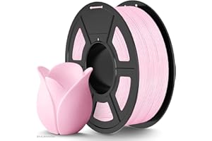 ‎TECBEARS TECBEARS Matte PLA Filament Pink 1 kg, High Speed PLA 3D Printer Filament with Matte Surface for 0-600 mm/s High Speed Printing, Dimensional Accuracy +/- 0.02 mm, 1 kg Cardboard Spool (2.2 lbs)