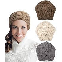3pcs Womens Winter Hats, Beanie Hat for 