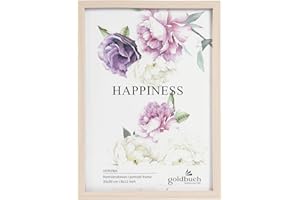 Goldbuch Cornice portafoto Verona in Legno MDF per 1 Foto/Foto 20 x 30 cm, Cornice da appoggiare, Cornice con Supporto da Parete, Cornice da 22,5 x 31 x 1,5 cm, Colore Naturale