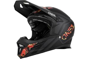 ‎O'NEAL O'NEAL | Kask rowerowy górski | MTB Downhill | zgodny z normą bezpieczeństwa EN1078, otwory wentylacyjne dla przepływu powietrza i chłodzenia | FURY HELMET MAHALO | Dorosły | Multi | Size S