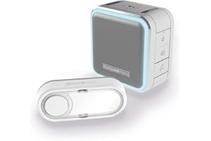 Honeywell Home Kit Carillon sans fil 6 mélodies LED/Halo lumineux 150 m Gris - DC515SG