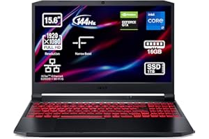 Acer Nitro 5 AN515-56 - Ordenador Portátil Gaming 15.6" Full HD IPS (Intel Core i5-11300H, 8GB RAM, 512GB SSD, NVIDIA GeForce GTX 1650, Windows 10) Color Negro - Teclado QWERTY Español
