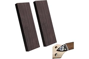 Voiakiu Bois d'ébène Noir | matériel Bricolage personnalisés pour Lames Vierges | poignée en Bois Bois pour Instruments Musique Bricolage 4,7" x1,57 x0,39 Matériel