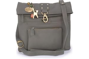 Catwalk Collection Handbags - Ladies Leather Cross Body Bag - Adjustable Shoulder Strap - DISPATCH