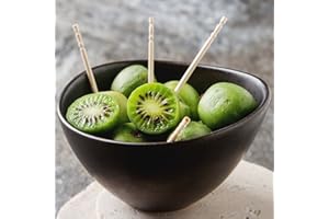 THOMPSON & MORGAN Kiwi Berry Fruit Plant Hardy Vine Self Fertile Variety Producing Fragrant White Summer Flowers and Small, Hairless Juicy Kiwis 1 x Arguta Issai in 2L Pot