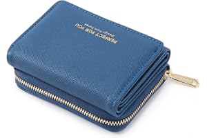 ANYWN Borsellino da donna, Portafoglio da donna, Portafoglio da donna, Portafoglio da donna con grande capacità, Portafoglio da donna elegante e dolce con grande tasca per monete Giallo Royal