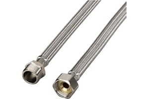 Xavax Wasserschlauch als Verlängerung für Waschmaschine, Spülmaschine und Geschirrspüler, 3/4 Zoll, Aquastop, universal Ersatzteile, 1m