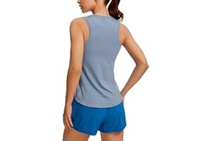 CRZ YOGA Damen Sport Tank Top Racerback Ärmelloses Yoga Oberteile Sommer Fitness Tops Gym Leichte Sporttop