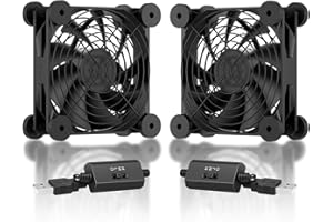 upHere Ventola USB 120mm Ventola Raffreddamento pc Ventilatore USB Silenzioso con Controllo a 3 velocità, Compatibile per PC/Xbox/Playstation/TV Box,eccetera,N12U04