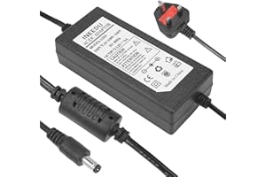 INEEDU 12V 5A Power Supply Adapter Conventer 60W, AC to DC Power Supply, AC/DC Driver Transformer 5.5mm x 2.1mm 5.5x2.1 Jack Wall Plug for LED Strip Lights, Router, CCTV Camera, ADSL Cats