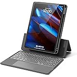 Earto Tastiera iPad Pro 11, Backstand Rugged Tastiera iPad Air 5/4 Generazione con Touchpad, Supporto Regolabile 15°-180°, 7 