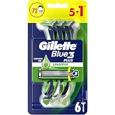 Gillette Blue3 Plus Sensitive Erkek Kullan At Tıraş Bı&ccedil;ağı 6 Adet