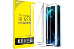 JETech Skärmskydd för Samsung Galaxy S26, 3-Pack | 9H Härdat Glas, HD-Klar, Fingeravtryck ID Kompatibel, Repskydd, Enkel Inst