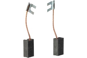 vhbw 2x Balais de charbon pour moteur 6,35 x 10 x 17mm compatible avec Eibenstock Automix 11502, Mxt 110 B outil électrique