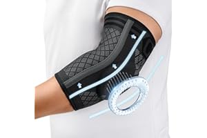 CAMBIVO 2x Coudière Tendinite avec Rembourrage en Gel et Stabilisateurs Latéraux, Coudiere Epicondylite de compression, Coudiere Musculation pour Soulagement de la Douleur, Tennis, Golf