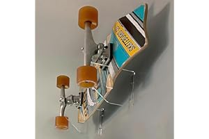 WANLIAN Supporto da parete per skateboard, espositore da parete, per skateboard, supporto da parete