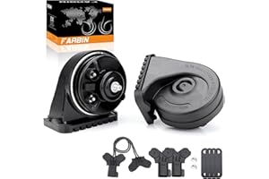 FARBIN Special Interface Auto Horn Compatible with Ford 12V Car Horn Loud Dual-Tone Electric Snail Horn Waterproof