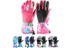 TMEOG Rękawiczki narciarskie mężczyźni kobiety Śnieg rękawice Unisex Termiczne Zimowe Dotykowy Ekran Wiatroszczelna Wodoodporne Rękawice Snowboard,Jazda rowerem,Motocykl