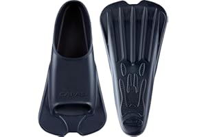 CAPAS Swim Training Fins Comfortable Silicone Swimming Floating Flippers with Mesh Bag for Kids Adult Men Women Short Blade Build Leg Strength