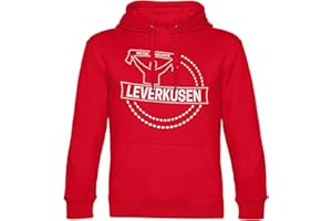 VIMAVERTRIEB® Kapuzen Sweatshirt Leverkusen - Meine Fankurve - Shirt Pulli Hoodie Fußball Fanartikel Fanshop