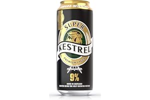 DIAMOND WHITE Kestrel Super Premium Lager, (24 x 500 ml), Case of 24. Award-winning Lager Beer.