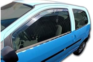 J&J AUTOMOTIVE | Heko Deflecteurs d'air Déflecteurs de Vent Compatible avec Twingo 3P. Berlina 2000-2007, Ensemble 2 pcs, Aérodynamique