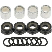 PATIKIL 1/4 Plaquettes de Surélévation pour Skateboard, Lot de 2 Plaquettes D'Amortissement en PU de 3X2 en Forme de Coin pour Camion de Skateboard, Noir PATIKIL 1/4 Plaquettes de Surélévation pour Skateboard, Lot de 2 Plaquettes D'Amortissement en PU de 3X2 en Forme de Coin pour Camion de Skateboard, Noir