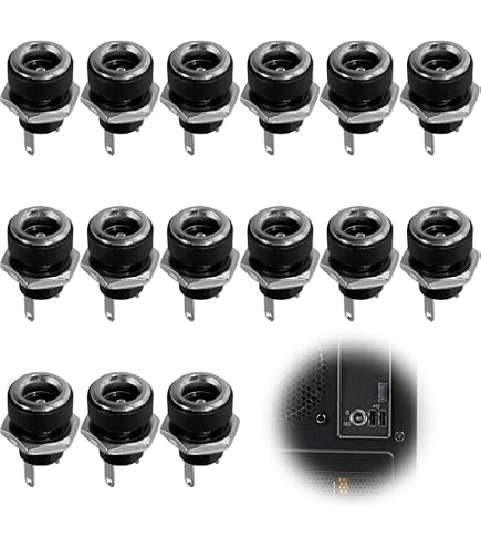 5 Pezzi Di Connettori Jack DC Maschio 5,5 X 2,5 Mm Per Alimentazione 12V 3A – Ottimi Per Riparazioni E Progetti Fai-da-te!