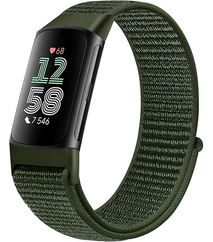Fitbit Charge 6 & 5 Armbänder – 3 Stück Dehnbare Nylon-Sportschlaufen – Atmungsaktiv & Bequem Für Damen & Herren