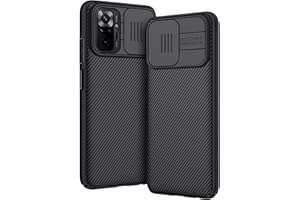AROYI Funda Compatible con Xiaomi Redmi Note 10 Pro/Xiaomi Redmi Note 10 Pro MAX 6,67 Pulgadas, Tapa Deslizante para la cámara - Negro