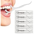 Uniticber 150 Count Dental Flossers Each Individually Wrapped, Floss Singles Bag, Floss Picks Oral Care Teeth Clean Flat Wire, Travel Hotel Restaurant Office Car Dental Floss