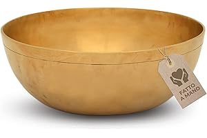 MASSAGE-EXPERT Campana Tibetana Universale, Ø 21,5 cm, 950 gr - Ampio spettro sonoro per un efficace massaggio sonoro e musicoterapia in tutto il corpo, Qualità eccezionale