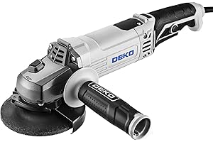 Smerigliatrice Angolare Elettrica Professionale 900W - Ø 115 mm Disco - DEKOPRO 12000 RPM Smerigliatrice per Smerigliatura su Metallo, Legno e Muratura - Multiutensile per Fai da te e Officina