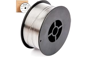 WERKZEUGUNDZUBEHOER_COM Fülldraht 0,8mm 1Kg | E71T-GS | E71T-11 | für MIG Schweißgerät | zum FLUX-Schweißen (ohne GAS) | Füllschweissdrahtspule Gasgeschirmter Flussmittelkern Schweißdrahtkern