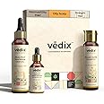 Vedix Customized Combo Pack Anti Hairfall Oil Berberis, 100ml & Banyan Anti-Hairfall Shampoo, 100ml & Nuyantra Pro Hair Growth Serum x Dandruff Care, 40ml (Pack Of 3) For Normal, Oily & Straight Hair